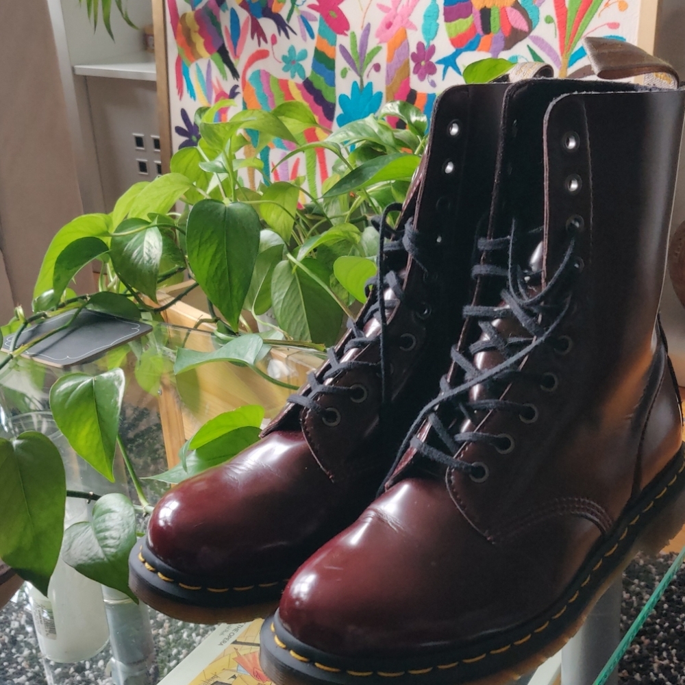 Oxblood Red New Doc Martens Boots